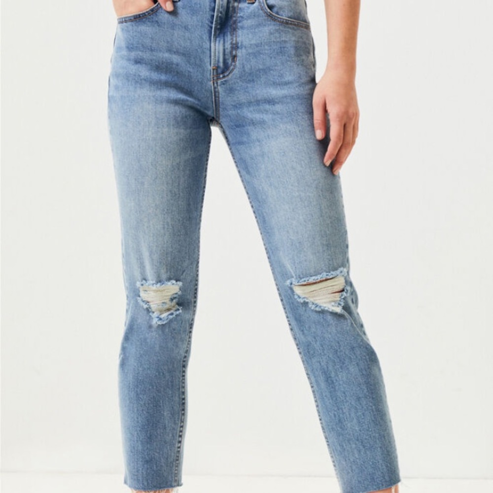 Pacsun Jukebox Blue Vintage Icon Mom Jeans size 28